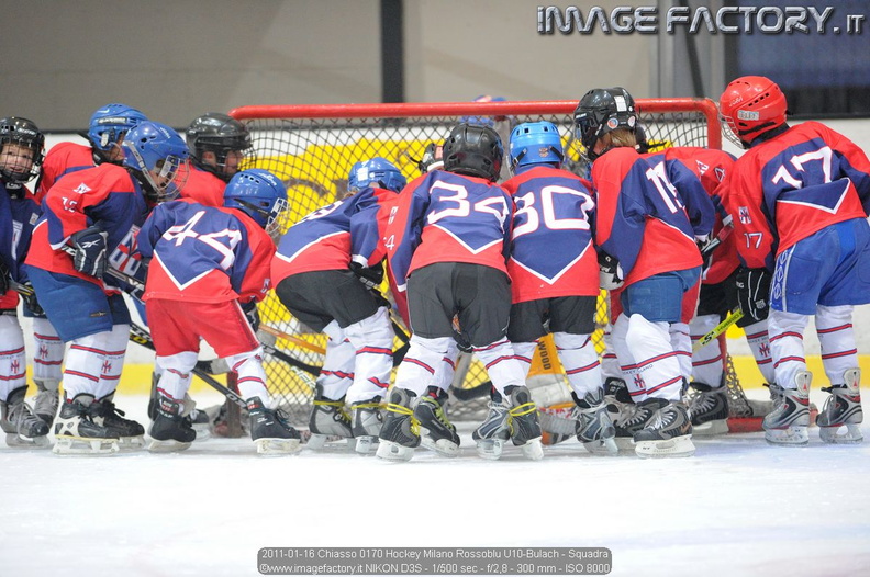 2011-01-16 Chiasso 0170 Hockey Milano Rossoblu U10-Bulach - Squadra.jpg